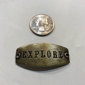 LENNY&EVA Sentiment statement mantra “EXPLORE” NWT